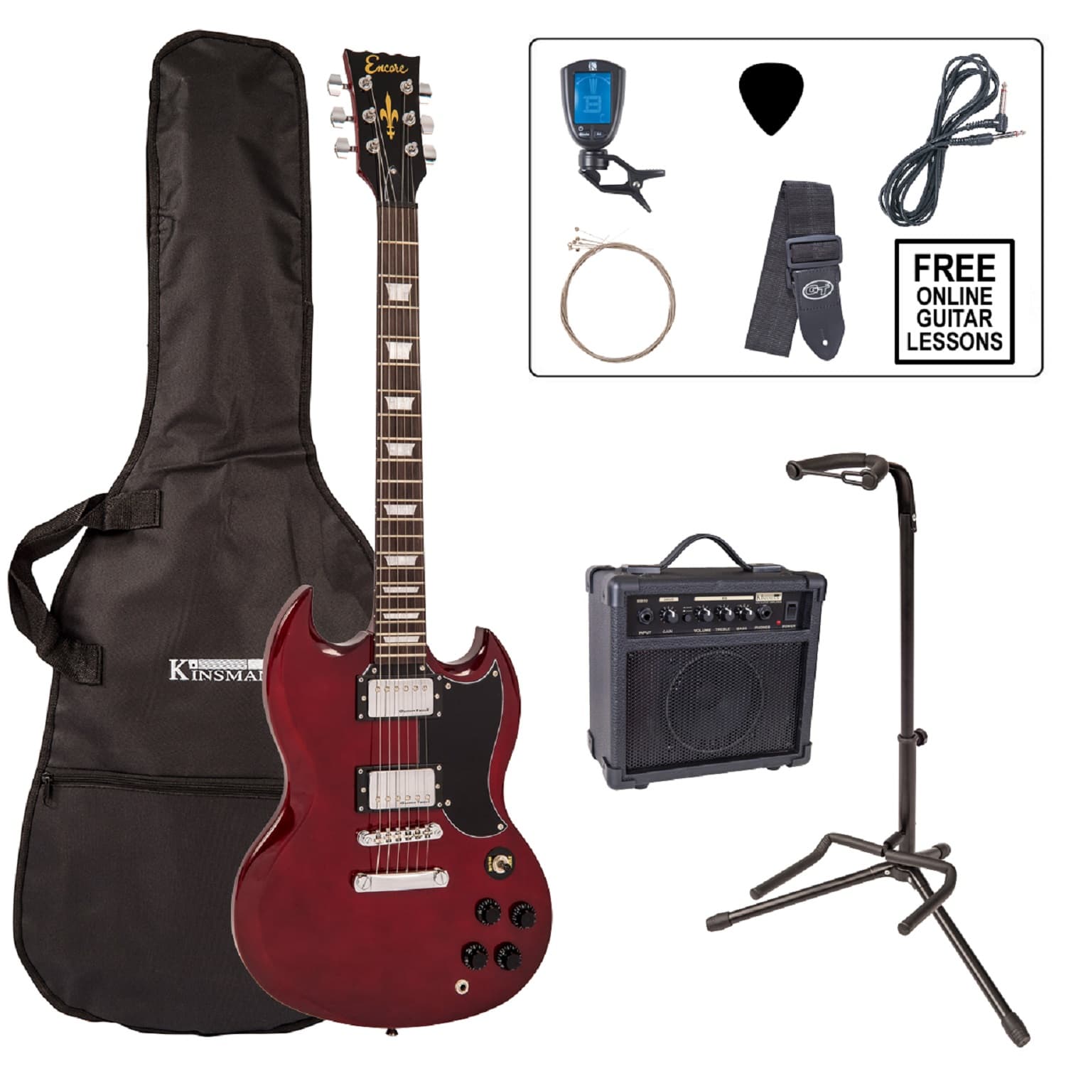 Encore E69CR Pack Guitarra Eléctrica