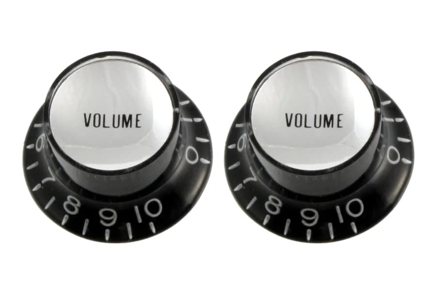 Allparts PK-0184-023 Knobs Volume 2 unidades Negro