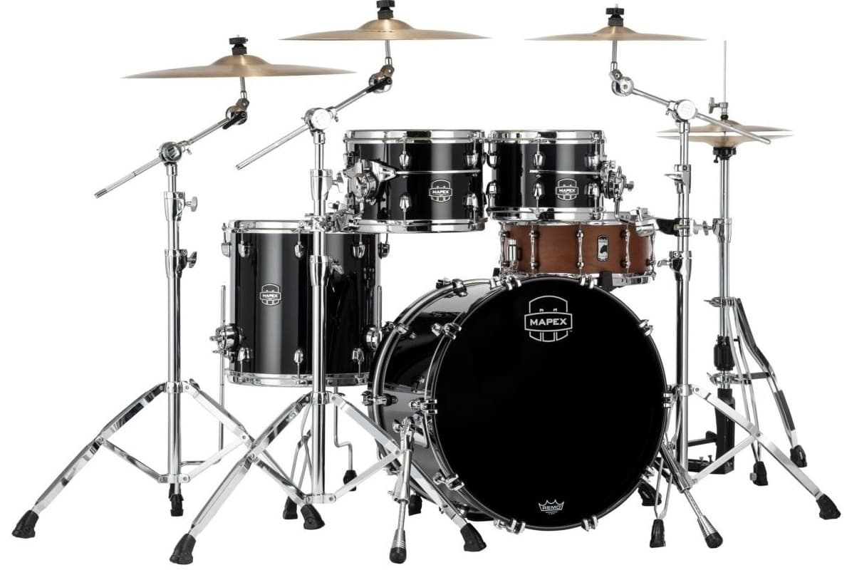 Mapex SE504XMPB Saturn Evolution Piano Black Set Batería