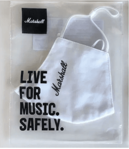 Marshall FACEMASK-WH Mascarilla Blanca