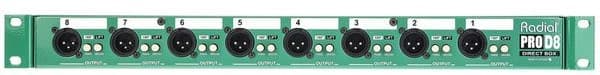 Radial Engineering Pro D8 DI Pasiva 8 Canales