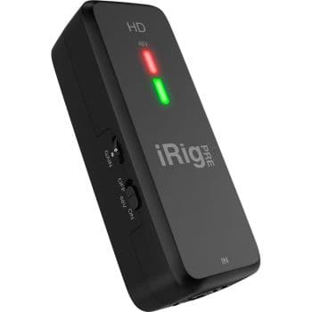 Ik multimedia irig pre hd interface micrófono para dispositivos ios y android