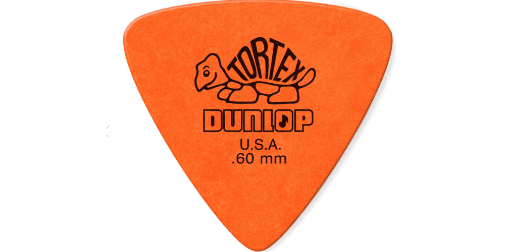 Dunlop Tortex Triangular de 0,60 mm Pack 6 Un. 431P60
