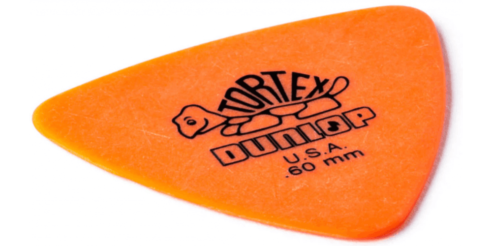 Dunlop Tortex Triangular de 0,60 mm Pack 6 Un. 431P60