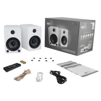 Kanto YU4 MATTE WHITE Altavoz Amplificado con Bluetooth YU4MW