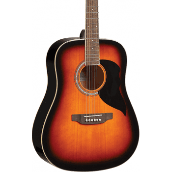 Eko ranger vi brown sunburst guitarra acustica