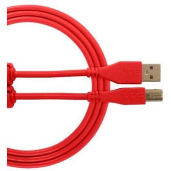 Udg U96001RD Cable USB 2.0 C-B de 1,5 mts Rojo U96001RD