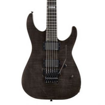 Esp eii m-ii fm see thru black guitarra electrica