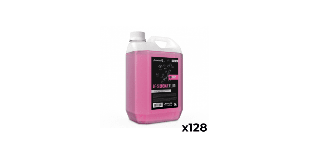 Audibax BF-5 Bubble Fluid Liquido Burbujas 5L Pack 128 uds BF-5 Pack 128 uds