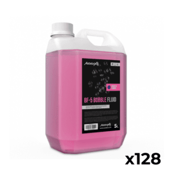 Audibax BF-5 Bubble Fluid Liquido Burbujas 5L Pack 128 uds BF-5 Pack 128 uds