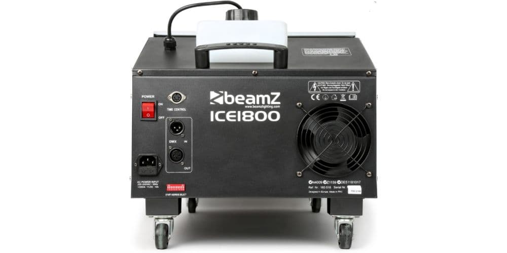 BEAMZ ICE1800 Maquina de humo bajo control DMX 160518 ICE 1800