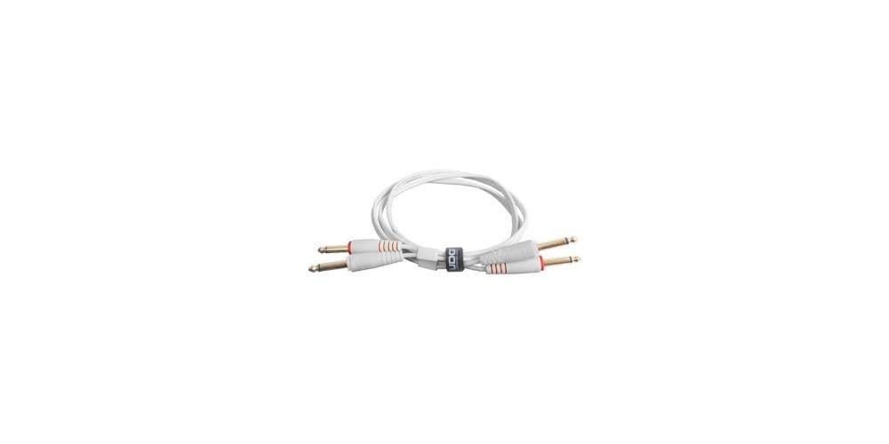 Udg UL AUDIO Cable Jack Mono a Jack Mono White 1,5 metros UL AUDIO Cable Jack Mono a Jack Mono White 1,5 met