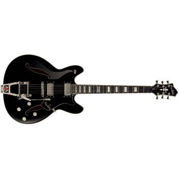 Hagstrom Tremar Viking DLX BLK Guitarra Eléctrica color Negro TREMAR VIKING DLX BLK