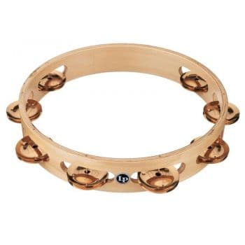 Latin percussion lp380a-bz pandereta pro, 10 pulgadas, fila única