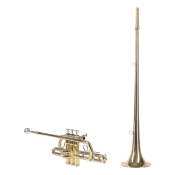 Amadeus TRA236 Trompeta Heráldica 3 Pistones Plateada Sib TRA236