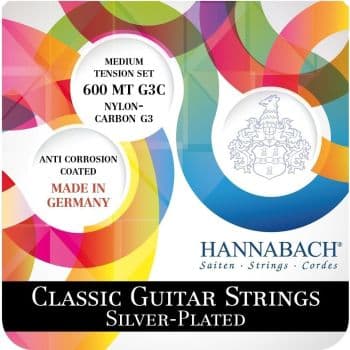 Hannabach 600 mtg3c tension media cuerdas guitarra clásica