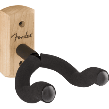 Fender essentials wall hanger, maple soporte guitarra