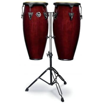 Lp lpa646-dw set congas aspire de 10 y 11 dark wood