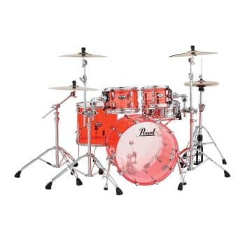 Pearl crb504p-c731 ruby red set cascos batería acústica
