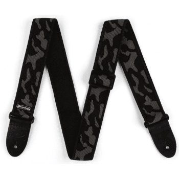 Dunlop d3810gy correa para guitarra y bajo con diseño de camuflaje gris