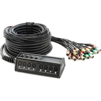 Cordial cyb 16-4 c cajetin de escenario multicore 16 entradas 4 salidas 30 metros