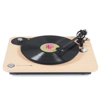 Elipson chroma 400 oak giradiscos con capsula mm ortofon om10