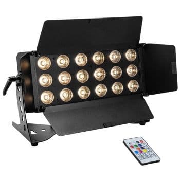Eurolite led cls-18 qcl rgb/ww 18x7w proyector led