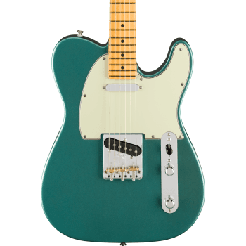 Fender am pro classic tele mn faded sherwood green metallic guitarra eléctrica