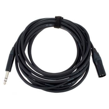 Cordial cpm 5 mv cable de jack balanceado a xlr macho 5 metros