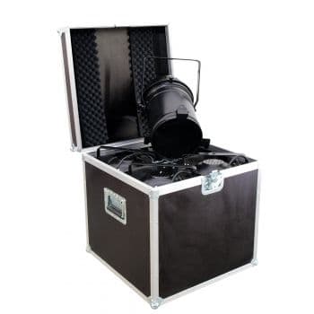 Roadinger 4x PAR-64 Spot Long Flightcase Focos Flightcase 4x PAR-64 Spot Long