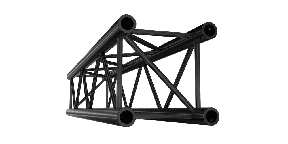 Showtec FQ30050HDB Straight 500mm Heavy Duty Black Pro-30 Square F Truss FQ30050HDB