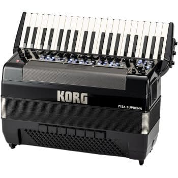 Korg fisa suprema metallic black piano acordeón