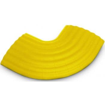 Defender office c yel curva de 90° amarilla para pasacables 85160 d