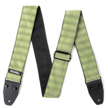 Dunlop d67-10 correa guitarra-bajo jacquard hexagon olive