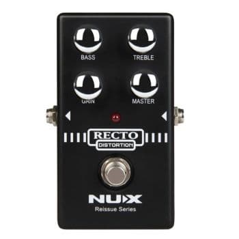 Nux recto distortion pedal de efectos