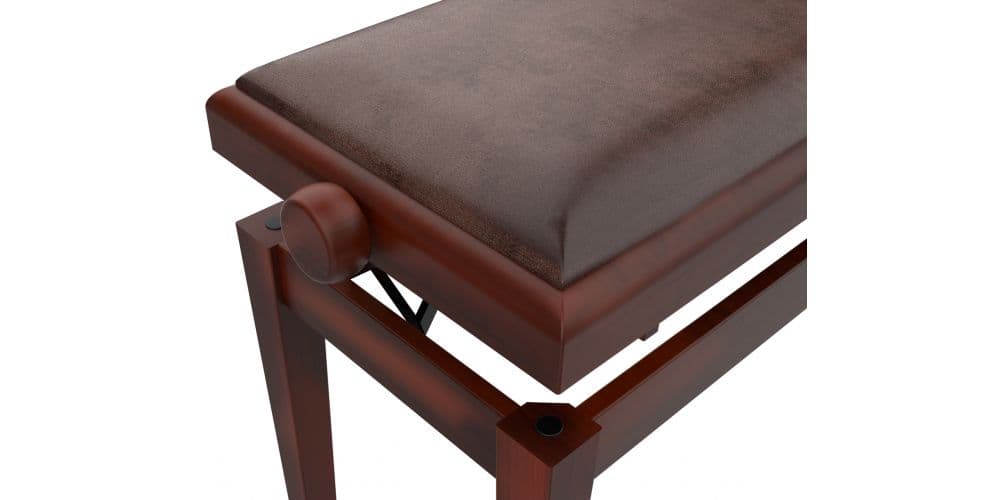 Audibax KB600 Nogal Banco para Piano Teclado Ajustable Regulable Acolchado KB600 Nogal