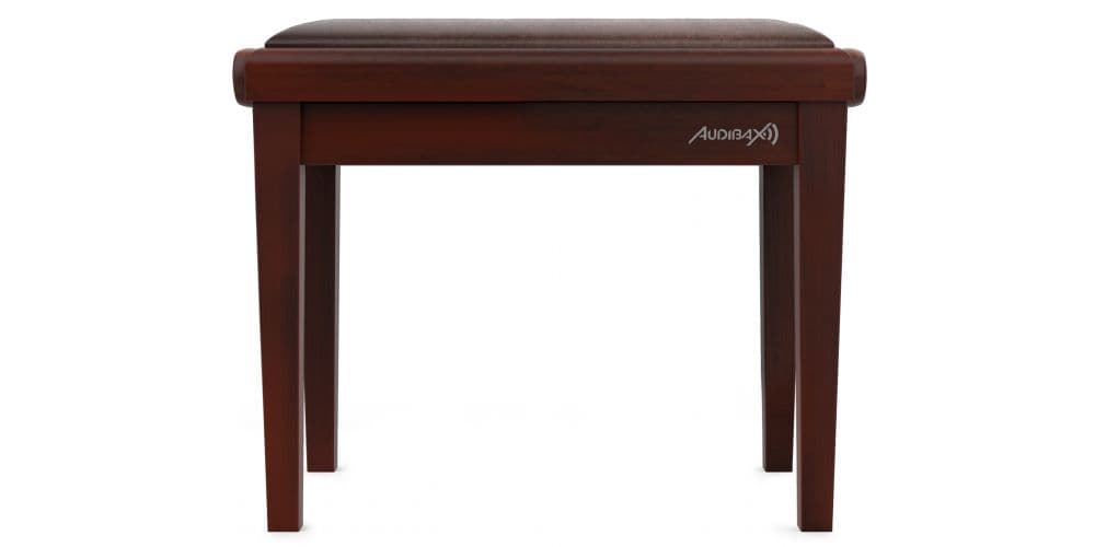 Audibax KB600 Nogal Banco para Piano Teclado Ajustable Regulable Acolchado KB600 Nogal