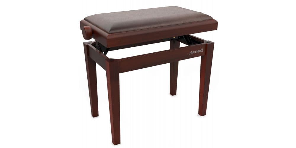 Audibax KB600 Nogal Banco para Piano Teclado Ajustable Regulable Acolchado KB600 Nogal