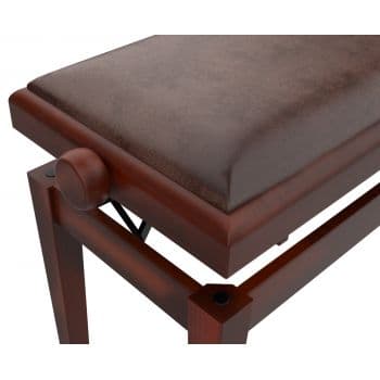 Audibax KB600 Nogal Banco para Piano Teclado Ajustable Regulable Acolchado KB600 Nogal