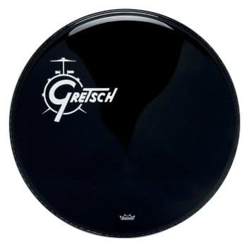 Gretsch Drums GRDHEB24O Parche Bombo 24 Pulgadas Ambassador Ebony null