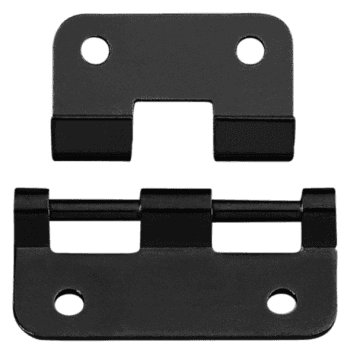 Adam hall 2251 blk - bisagra galvanizada, negra