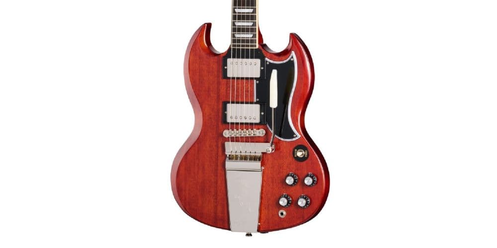 Epiphone 1964 SG Standard with Maestro Vibrola Reissue Guitarra Eléctrica con estuche 1964 SG Standard with Maestro