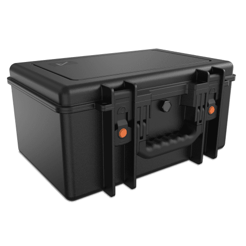 Audibax EF2 Maletín Multiuso con Espuma Moldeada Negro EF2 PP Case