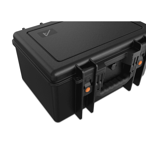 Audibax EF2 Maletín Multiuso con Espuma Moldeada Negro EF2 PP Case