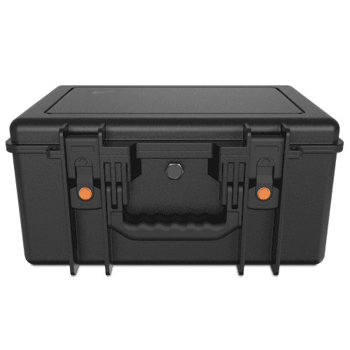 Audibax EF2 Maletín Multiuso con Espuma Moldeada Negro EF2 PP Case