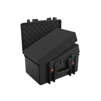 Audibax EF2 Maletín Multiuso con Espuma Moldeada Negro EF2 PP Case