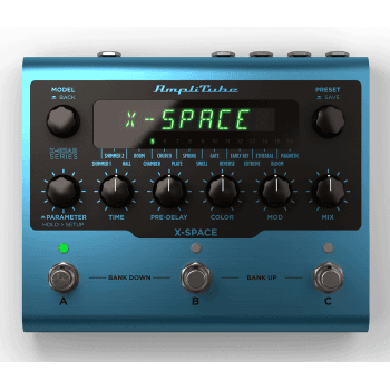 Ik multimedia x-gear pedal x-space pedal de reverb dsp