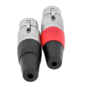 Adam Hall 3 STAR C XF3 PAR - Conector XLR Hembra de 3 Polos | Par 3 STAR C XF3 PAR