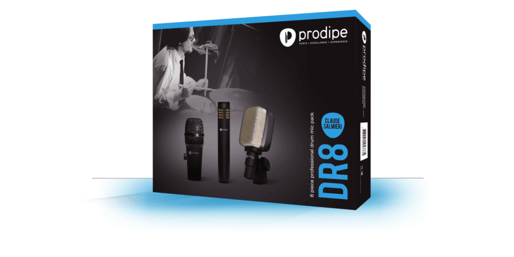 Prodipe Dr8 Juego De 8 Micrófonos Para Batería DR8