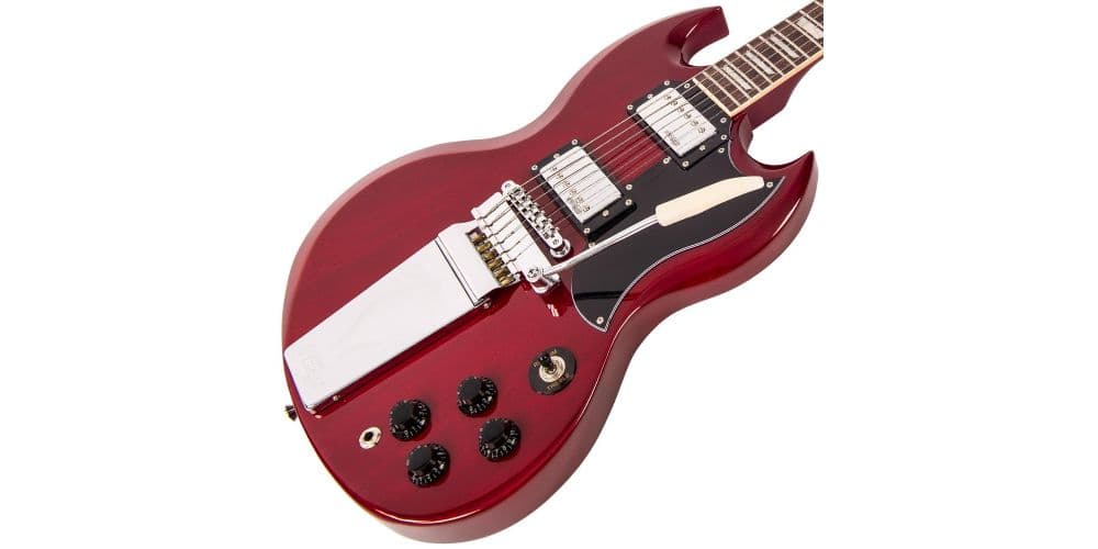 Vintage VS6 Vibrola Cherry Red Guitarra Eléctrica Vintage VS6 Vibrola Cherry Red